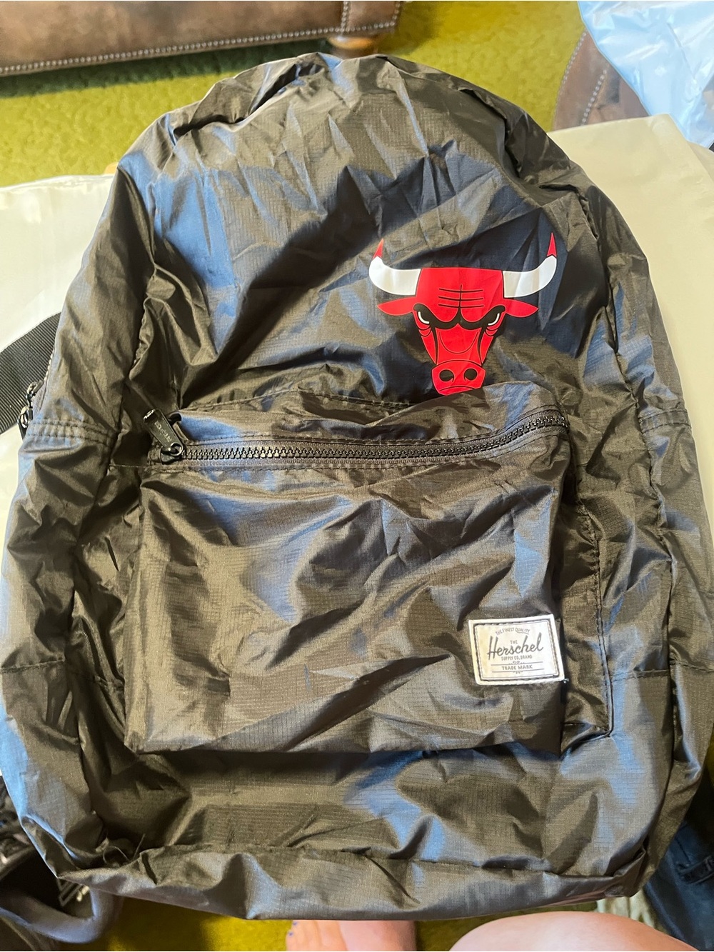 NBA Authentic Black  Chicago Bulls Daypack By Herschel